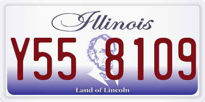 IL license plate Y558109