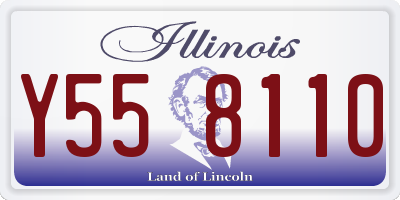 IL license plate Y558110