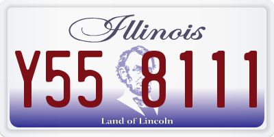 IL license plate Y558111