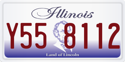 IL license plate Y558112