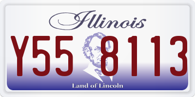 IL license plate Y558113