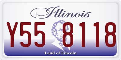 IL license plate Y558118