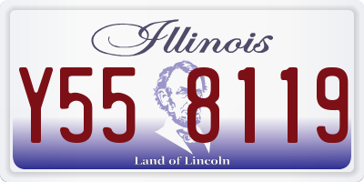 IL license plate Y558119