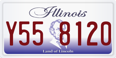 IL license plate Y558120