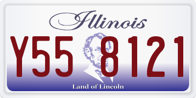 IL license plate Y558121