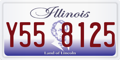 IL license plate Y558125