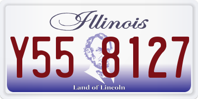 IL license plate Y558127