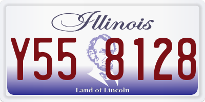 IL license plate Y558128