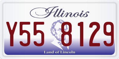 IL license plate Y558129