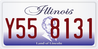 IL license plate Y558131