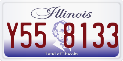 IL license plate Y558133