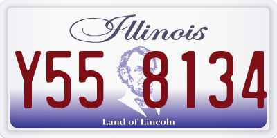 IL license plate Y558134