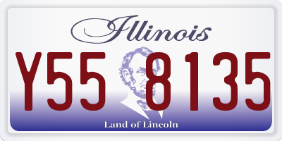 IL license plate Y558135
