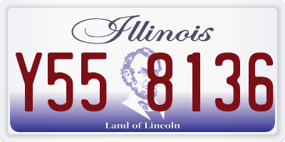 IL license plate Y558136