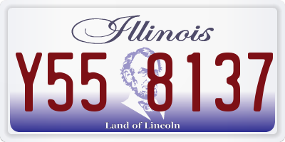 IL license plate Y558137
