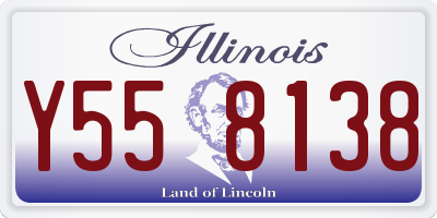 IL license plate Y558138