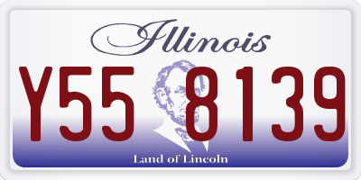 IL license plate Y558139