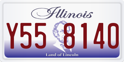 IL license plate Y558140