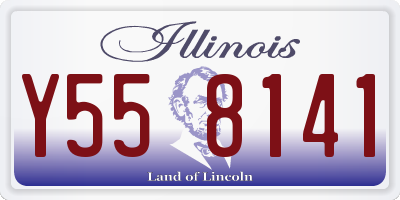 IL license plate Y558141