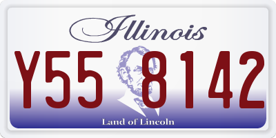 IL license plate Y558142