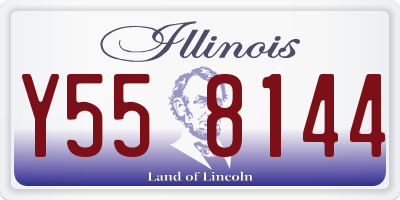 IL license plate Y558144
