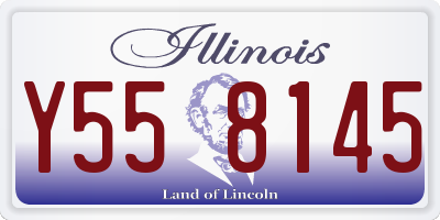 IL license plate Y558145