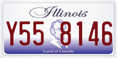 IL license plate Y558146