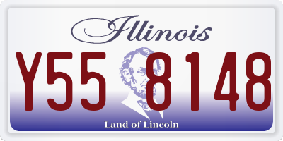 IL license plate Y558148