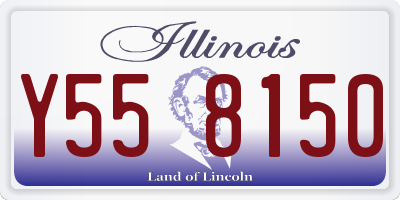 IL license plate Y558150