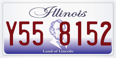 IL license plate Y558152
