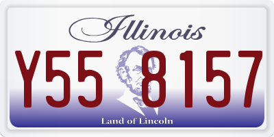 IL license plate Y558157