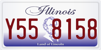 IL license plate Y558158