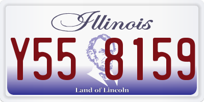 IL license plate Y558159