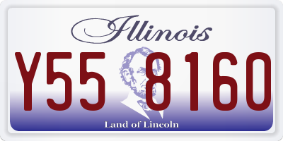 IL license plate Y558160