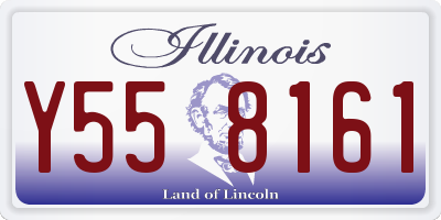 IL license plate Y558161