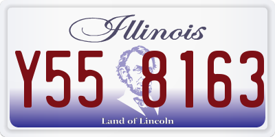 IL license plate Y558163
