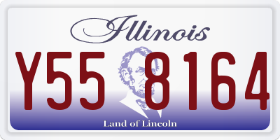IL license plate Y558164
