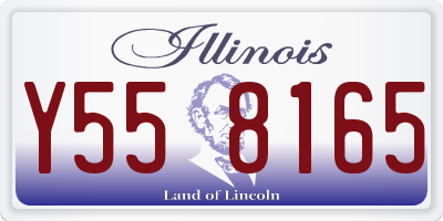 IL license plate Y558165