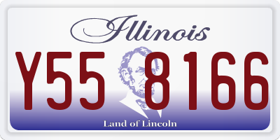 IL license plate Y558166