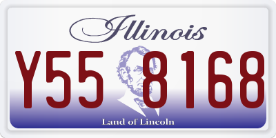 IL license plate Y558168
