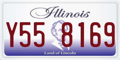 IL license plate Y558169