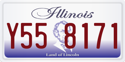 IL license plate Y558171