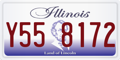 IL license plate Y558172