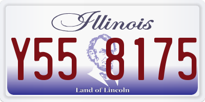 IL license plate Y558175