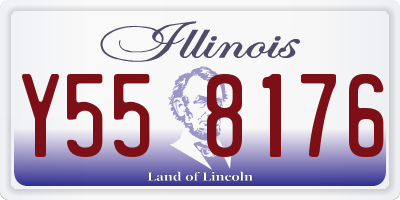 IL license plate Y558176