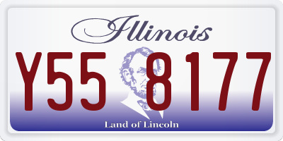 IL license plate Y558177