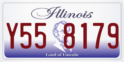 IL license plate Y558179