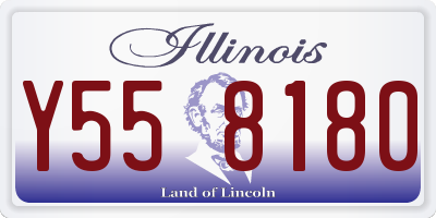 IL license plate Y558180