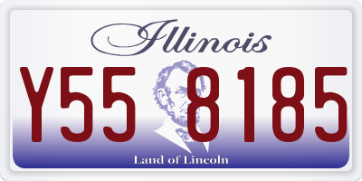IL license plate Y558185