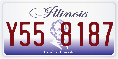 IL license plate Y558187